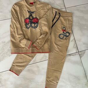 Hugo Boss Beige Sweatshirt with Red Label